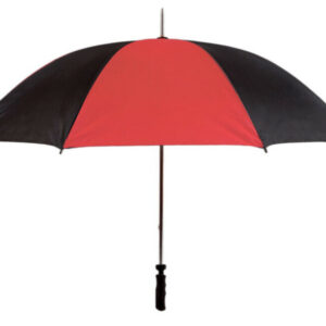 Unisex Large Golf Umbrella Windproof Canopy Rain Sun Strong Wind Shield Brolly Red/Black