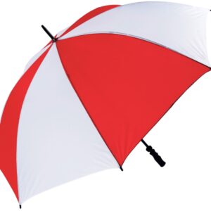 Golf Windproof Umbrella Large Sports Umbrella Red & White  Golfing Umbrella