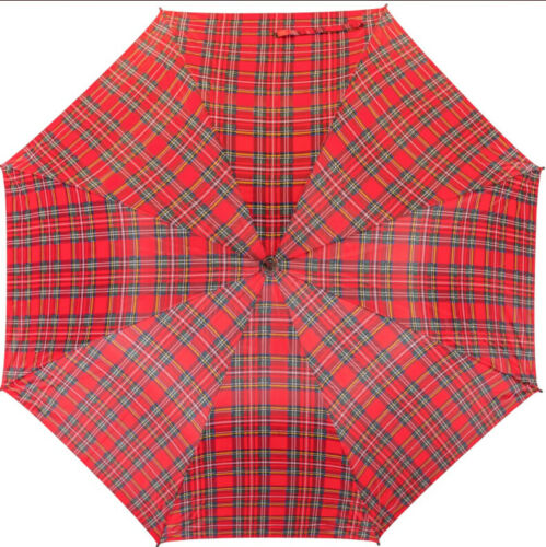 Walking Umbrella Unisex Classic Royal Stewart Strong Crooked Handle - Image 2